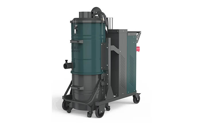 5.5kw工业吸尘器：大功率电机,上下分离桶设计,结实耐用!